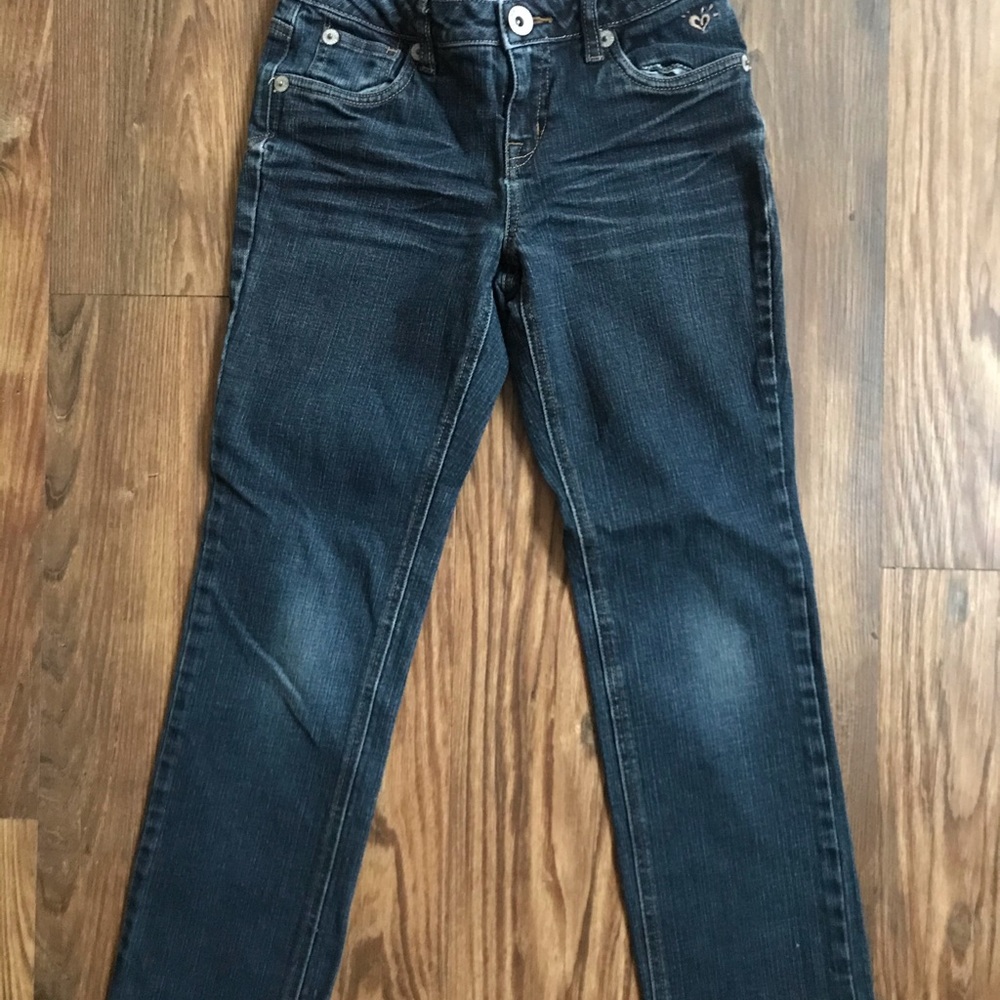 Justice bootcut jeans dark